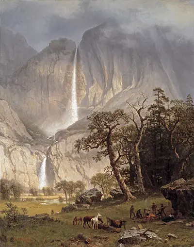 Cho-looke, the Yosemite Fall Albert Bierstadt
